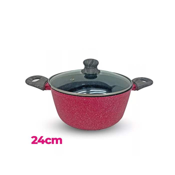 Bolde Pan Super Pan Casserole 24CM - Black Pink